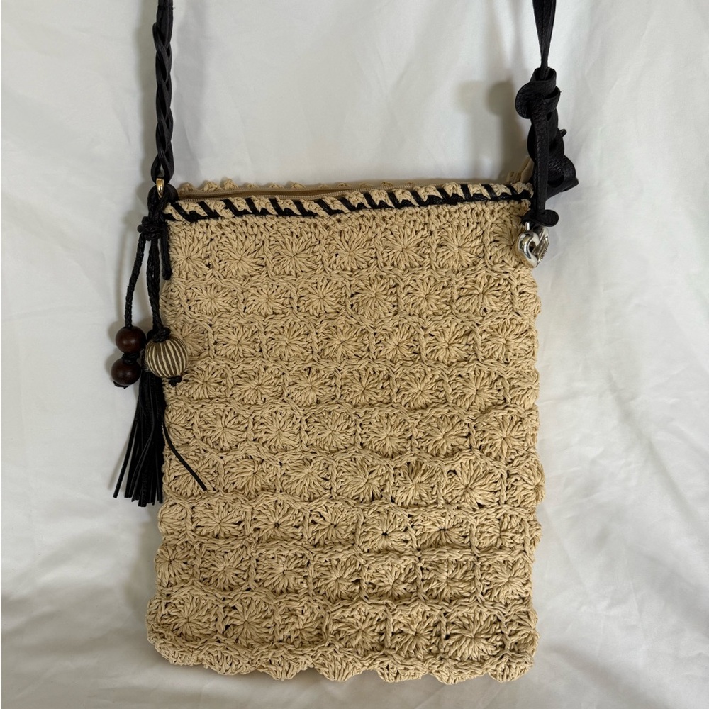 Brighton Woven Crossbody Bag with Adjustable Strap